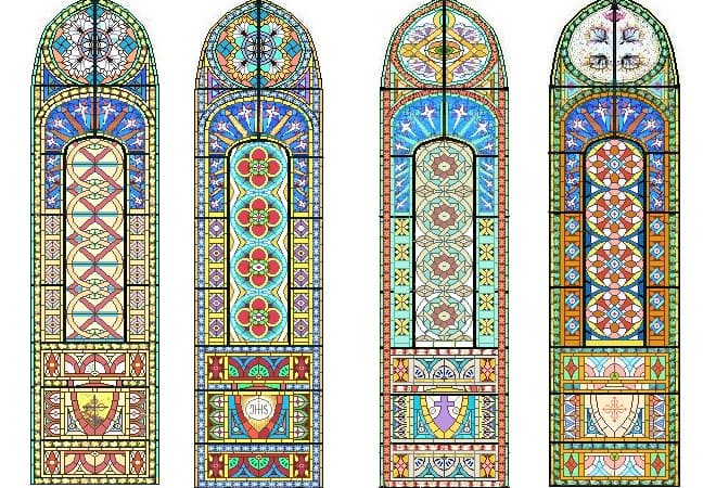 Vitralls de l'església de cal Pons (Puig-reig)