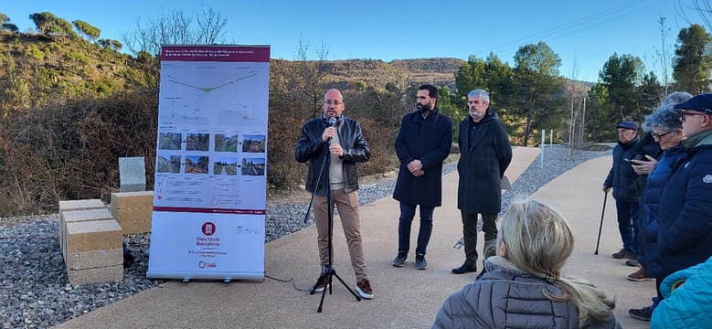 Inauguració tram de la Via verda del Carrilet a Viladomiu Vell